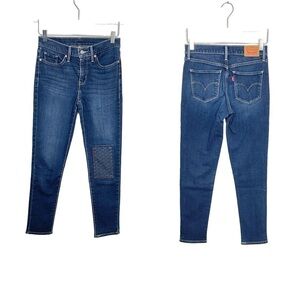 Levi’s Skinny Jeans w/Knee Patch Classic 5 Pocket Styling Size 26